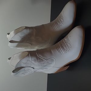 White Cowboy Boots